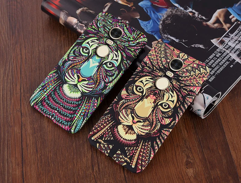 KaiNuEn Coque чехол для Xiaomi Redmi Note 4 4X Note4 X мобильный телефон слон тигр животное Аватар