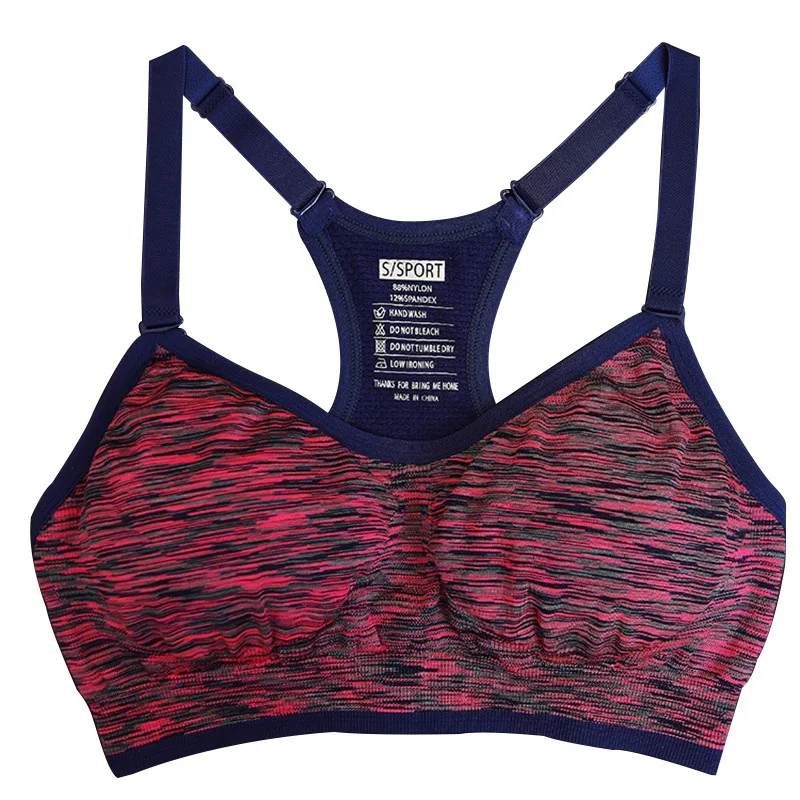 

ROPALIA Women Adjustable Straps Tanks Top Professional Bras Sweat Seamless Bra