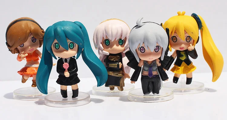 10 шт./компл. 6 см Nendoroid Petit Vocaloid фигура good улыбка Хацунэ Мику