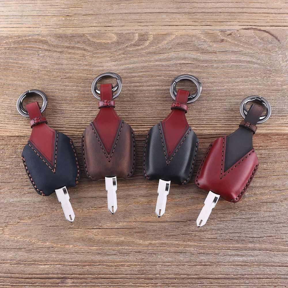 Кожаный чехол KEYYOU с 2 кнопками для автомобильных ключей Citroen c4 c5 Berlingo Picasso Xsara Peugeot
