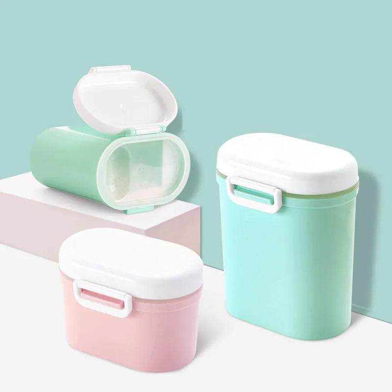 

Baby Food Container Memory Storage Box Baby Milk Box Infant Food Supplement Crisper Lunch Snack Tableware
