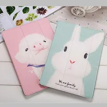 Чехол для планшета с милым кроликом поросенком из мультфильма для, iPad 9,7 Air 2, чехол-подставка, анти-капля для iPad 2/3/4 5 Mini 1 2 3 4 5, чехол