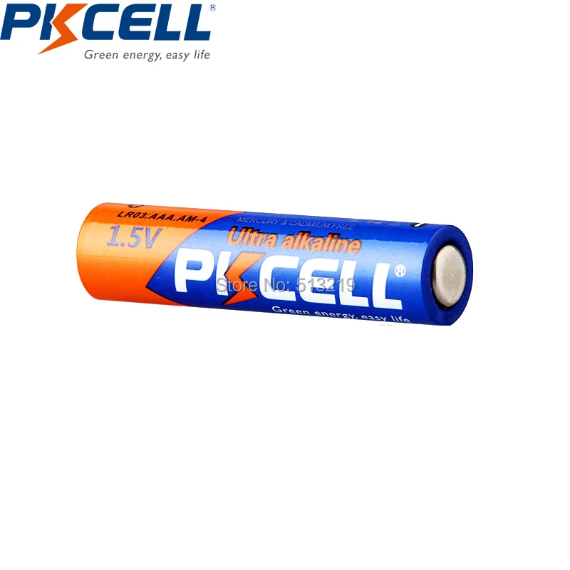 8 шт.* PKCELL 1,5 В щелочные сухие батареи LR03 AAA батареи E92 EN92 превосходят R3P R03P AM4 UM-4 MN2400 Углеродные цинковые батареи