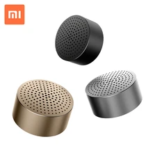 Оригинал Сяо Mi Bluetooth Динамик стерео Портативный Беспроводной mi ni MP3 плеер Колонки звонки Hands-Free