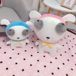 2019 новые мягкие животных мультфильм милые подушки большой головой собаки плюшевые игрушки мягкие милые дети день рождения подарок