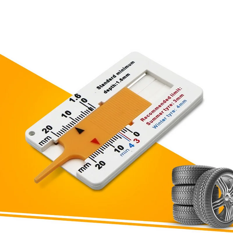 

Auto Tyre Tread Depth Caliper Auto Car Motorcycle Trailer Wheel Measure Trailer Repair Tool Wholesale