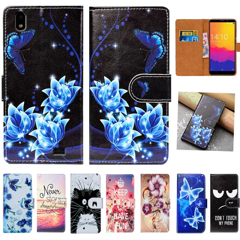 

Wallet Case For Prestigio Muze V3 LTE Case High Quality PU Leather 5.0" Print Flip Cover Book Case For Muze V3 LTE Phone Bag