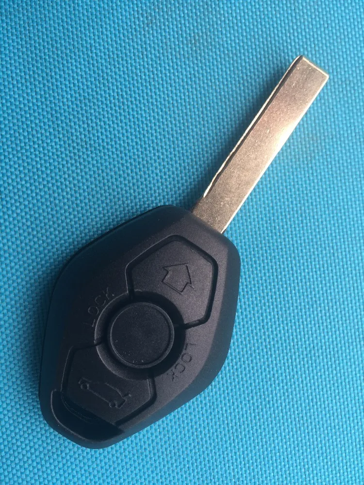 Для BMW 1 3 5 6 7X3X5 E53 M5 E38 X серия 3 кнопки дистанционного ключа автомобиля оболочка Брелок чехол нерезанное лезвие без логотипа