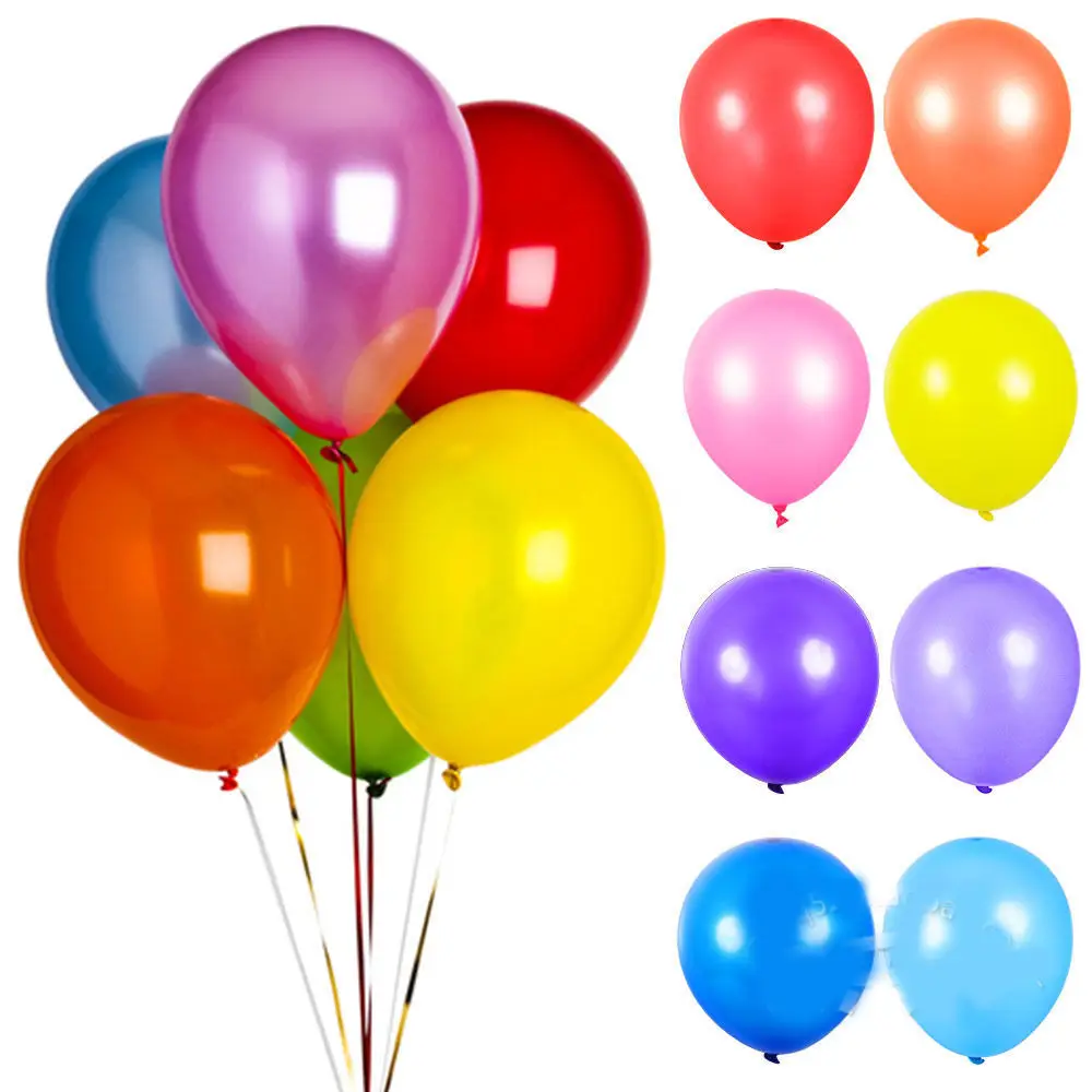 100 шт./лот 10 цветов жемчужный латексный шар надувные свадебные украшения воздушный шар с надписью "Happy Birthday" Вечерние воздушные шары