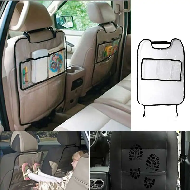 63 см X 45 см детская Автомобильная задняя крышка для сиденья, водонепроницаемая автомобильная Защитная крышка для сиденья для детей, сумка для хранения коврика