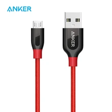 Anker Powerline+ Micro USB Премиум прочный кабель [двойной плетеный нейлон] для смартфонов samsung, Nexus, LG, Motorola, Android