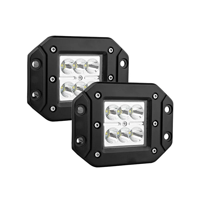

2pcs 18W LED Spotlight Car Lights Waterproof LED Work Light Bulbs Spot Light For Cars Auto Truck Boat SUV Car Lamps $