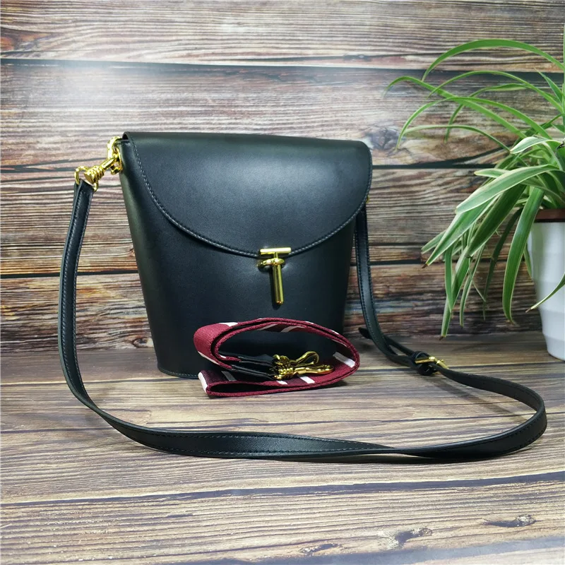 

Fashion Ladies Handbags Genuine Leather Women Shoulder Bags Female Messenger Bucket