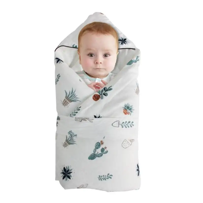 

1pc baby quilt cotton Baby hugs quilt coated by newborns spring and autumn thickened models detachable quilts newborn warmth W4