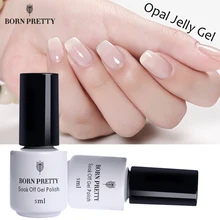 1 Bottle 5ml BORN PRETTY Opal Jelly Gel White Soak Off Manicure Nail Art UV Gel Polish