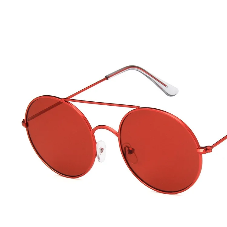 Модные Ретро Круглые Солнцезащитные очки для женщин брендовые Дизайнерские