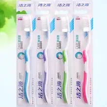 Шт. 4 шт. взрослые двойные Ультрамягкая зубная щетка уход за полостью рта Позаботьтесь о вашем зубе