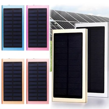 

Solar Power Bank Dual USB Output 20000mAh Ultra-thin Solar Mobile Power External Polymer Battery Charger Outdoor Light Powerbank