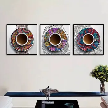 

Modern Minimalist Decorative Painting Guest Dining Room Wall Hotel Hanging Picture Porch Electric Meter Box Study Bedroom Triple