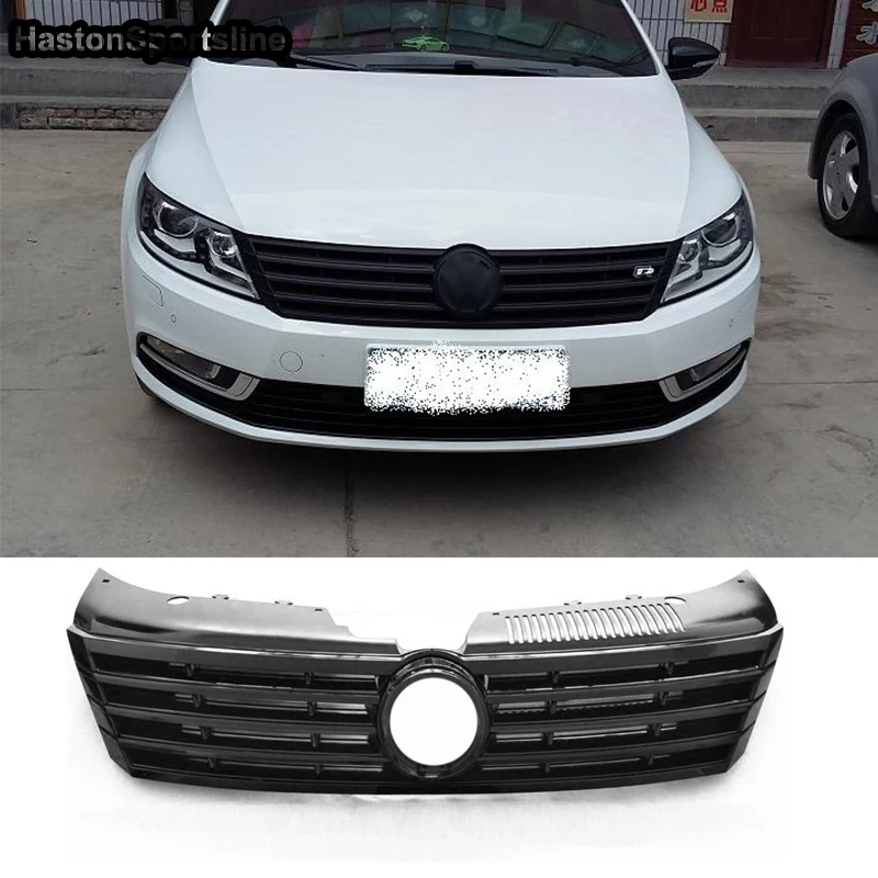 CC Черная решетка переднего бампера для Volkswagen Passat CC 2013