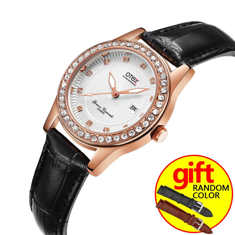 017 Luxury brand the trend of female waterproof strap ladies watch