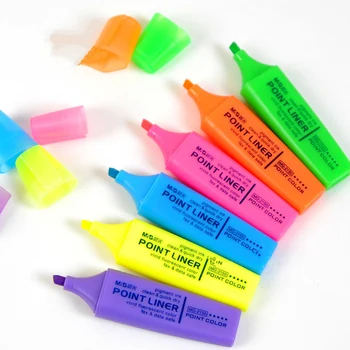 

Cute Colorful Candy Highlighter Marker Pen Watercolor Pens Fresh And Creative Fluorescent Pen Office School Stationery