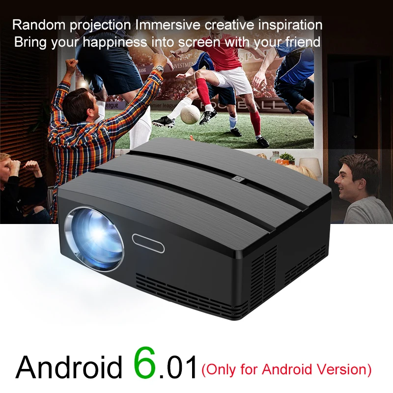 Newpal Мини проектор 3D проектор домашний кинотеатр Android wifi 1800 люмен 720P проектор СВЕТОДИОДНЫЙ Proyector GP80 UP Бразилия русиabracket
