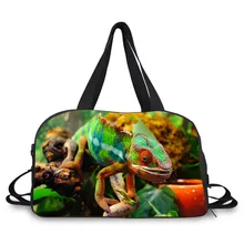 3D Ящерица с принтом Новая мода большой емкости Дамский багаж сумка дорожная сумка с принтом дорожная сумка для багажа Повседневная сумка