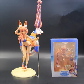 

NEW ANIME FATE/GRAND ORDER FGO SEXY FOX WIFE SWIMSUIT TAMAMO NO MAE 5 STARS CASTER PVC ACTION TOY FIGURE MODEL ADULT BRINQUEDO