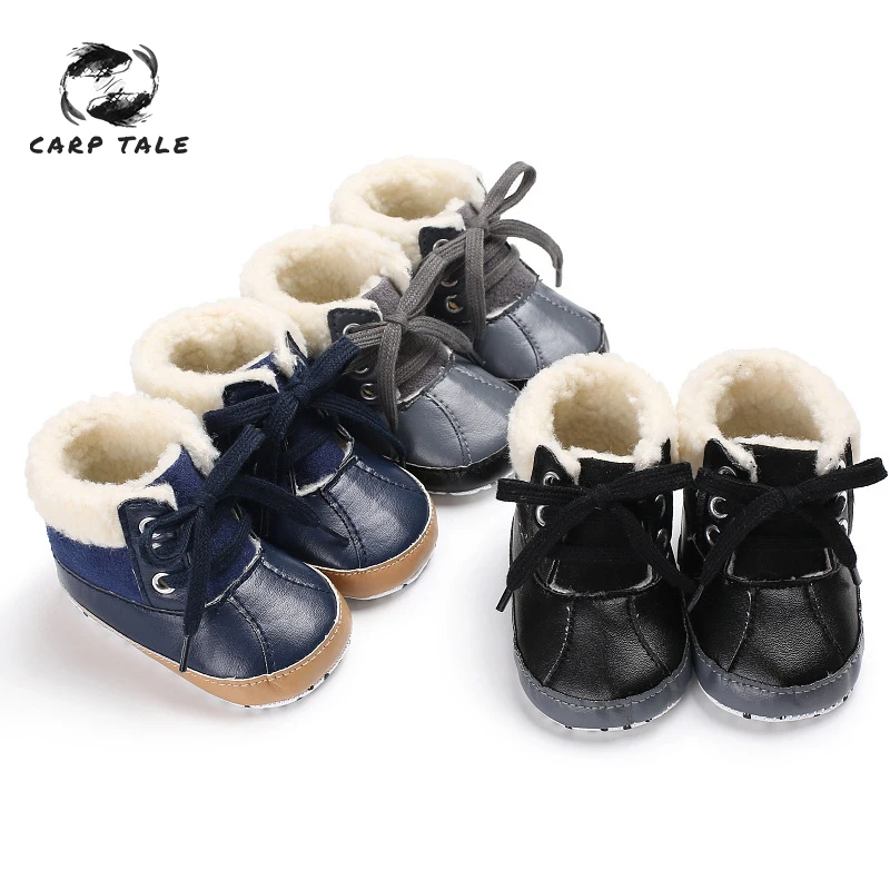

Winter Sweet Newborn Baby Winter Boots First Walkers Soft Soled Infant Toddler Kids Girl Footwear Shoes 2019 toddler shoes