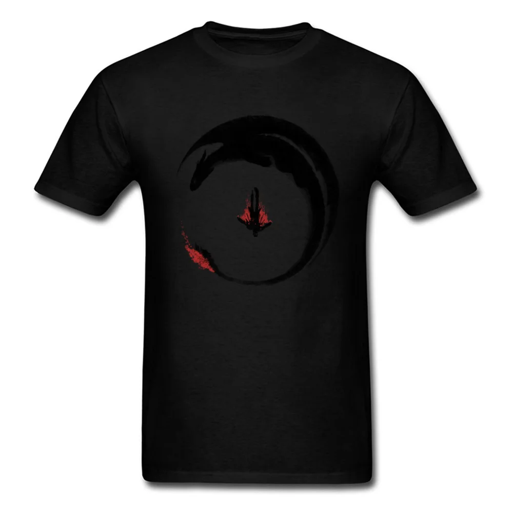  Mens T-Shirt Viking Dragon Emblem Normal Tops Tees 100% Cotton Round Neck Short Sleeve Casual Tops Shirts Summer Viking Dragon Emblem black