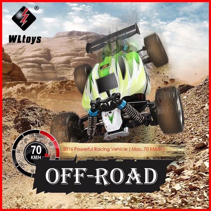 70 км/ч Радиоуправляемый автомобиль WLtoys A959 2 4G 1/18 масштаб дистанционное управление