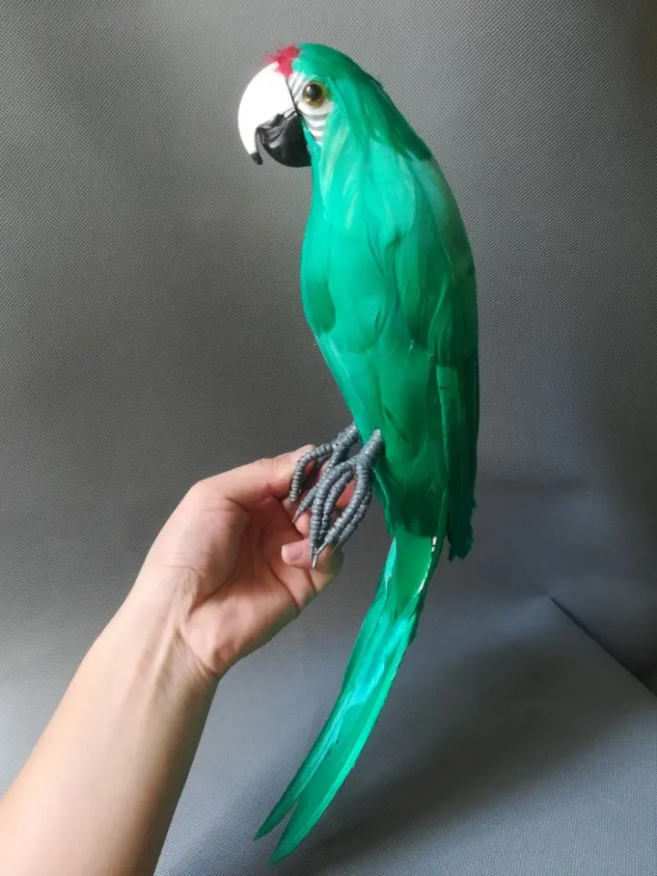 New Simulation Green Parrot Toy Foam 