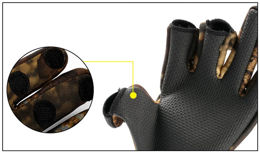 Anti-slip Warm Winter Fishing Gloves Fitness Waterproof Glove For Fishing (5)