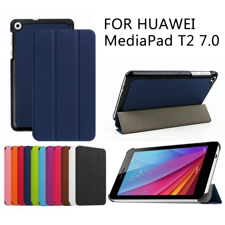 

Case For Huawei MediaPad T2 7.0 Protective Smart cover Faux Leather Tablet For HUAWEI BGO-DL09 BGO-L03+FREE GIFTS