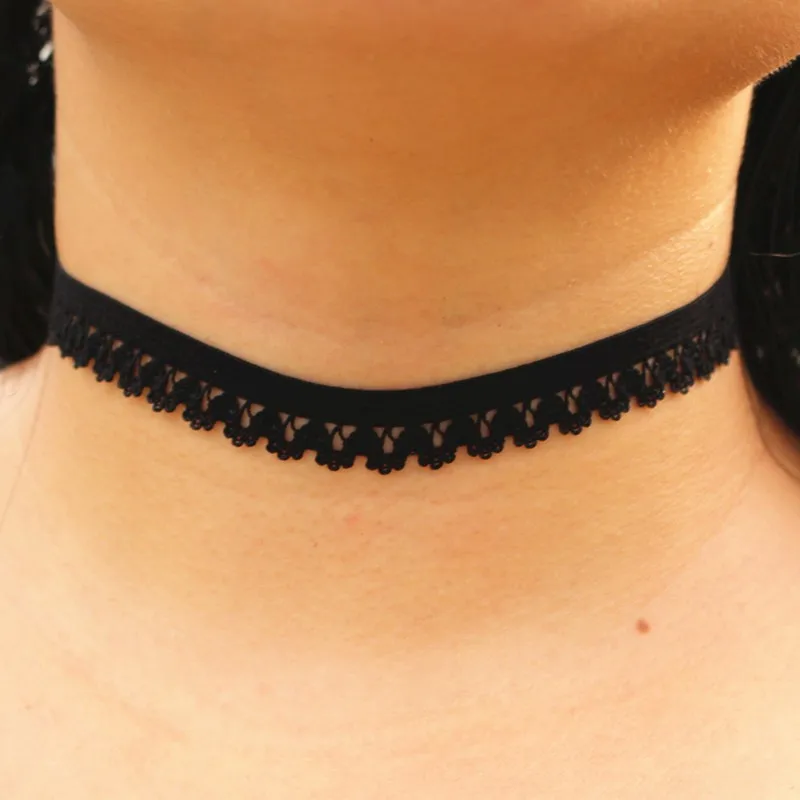80-s-90-s-Chokers-Necklaces-For-Women-Black-Lace-Elastic-Tattoo-Short-Collares-Fashion-Jewelry (5)