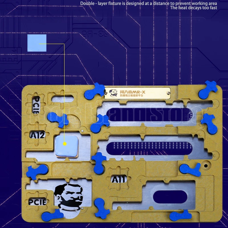 Механик MR-X 4 in1 взрывозащищенный материнская плата Процессор NAND отпечатков пальцев Ремонт Держатель печатной платы приспособление для iPhone XR/Xs/X Max/