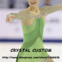 Платья для девочек на заказ для фигурного катания Изящные новые брендовые Детские платья для катания на коньках для соревнований DR3358