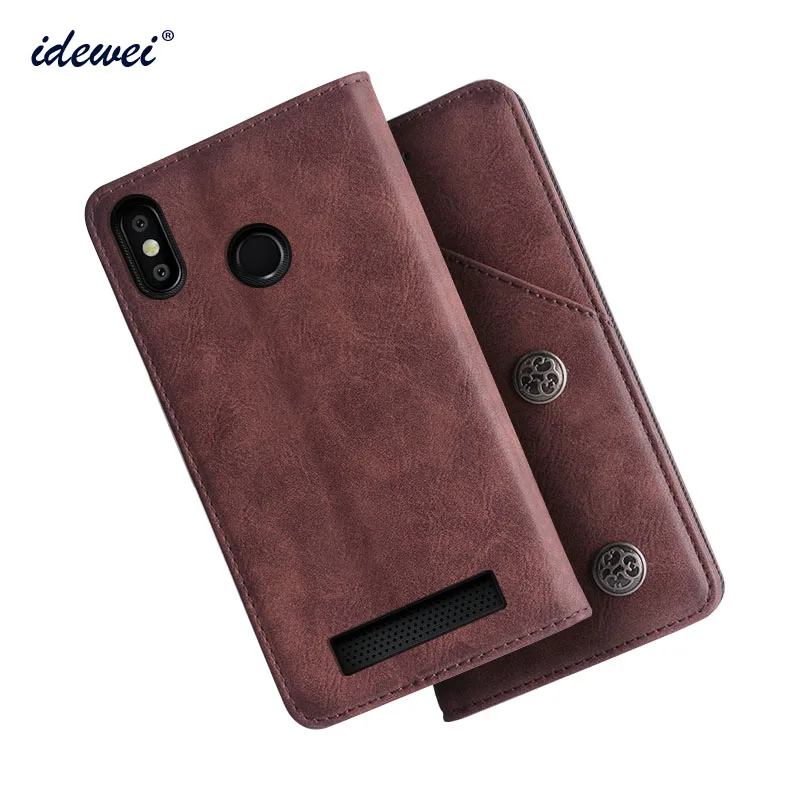 IDEWEI для Vernee T3 Pro чехол Роскошный кожаный флип защитный телефона|Бамперы| |
