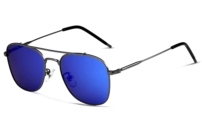 Винтажные солнцезащитные очки VEITHDIA, брендовые дизайнерские очки с поляризационными стеклами для женщин и мужчин, модель 3820 - Цвет линз: gray dark blue