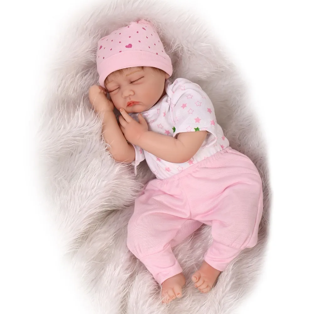 Модные куклы NPK bebes reborn 22 &quot55 см силиконовые babies Детские спящие игрушки подарок