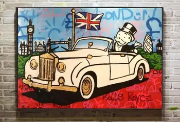 

100% hand painted ,popular's artworks graffiti art on canvas for living room unframed A-316