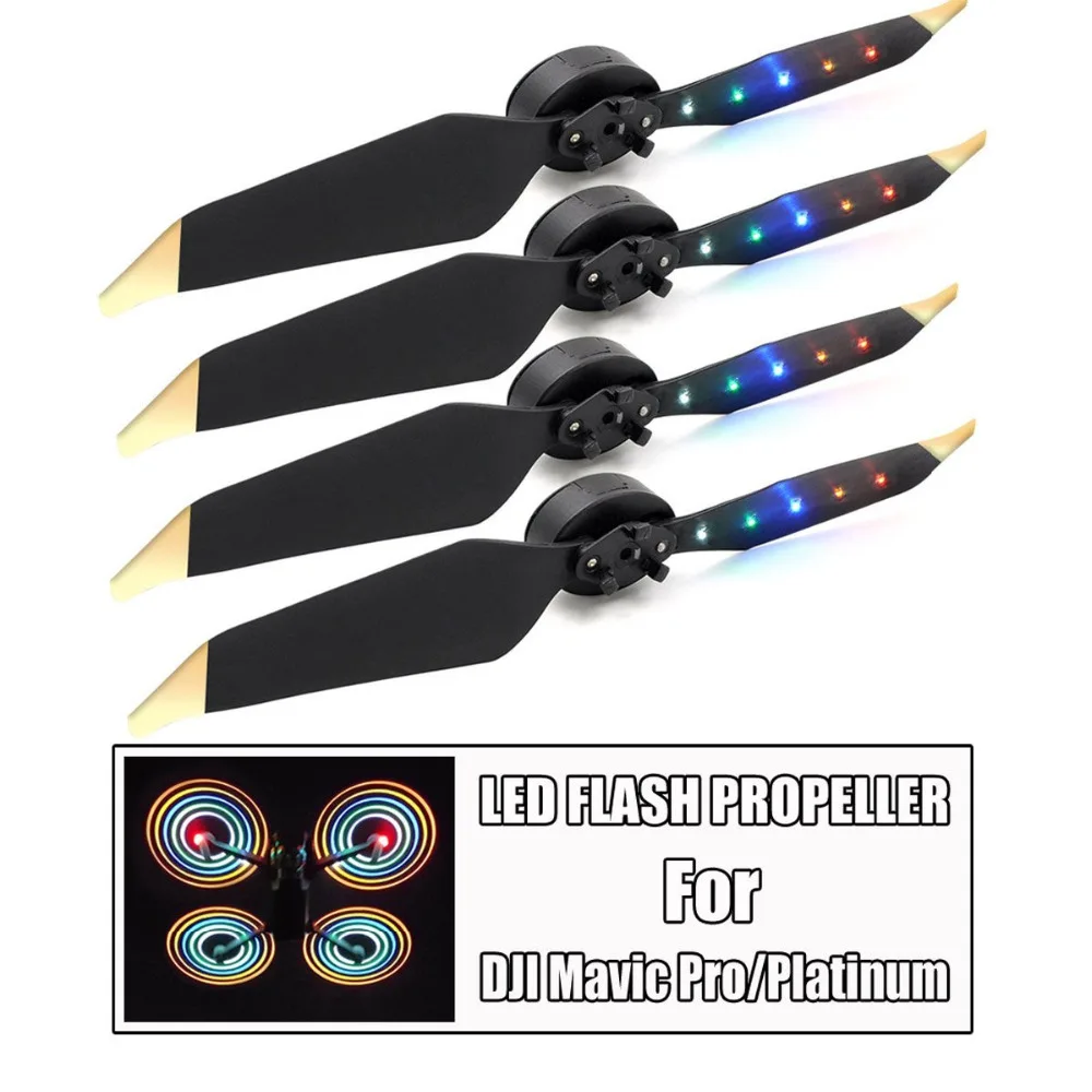 DJI Mavic Pro combo Platinum запчасти аксессуары светодиодный пропеллер 8331 8331F propellers blads
