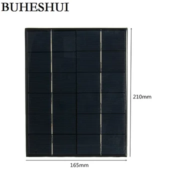 

BUHESHUI 5.2W 6V Solar Cell Solar Module Polycrystalline Solar Panel DIY Solar Charger 210*165*3MM 2pcs/lot Free Shipping