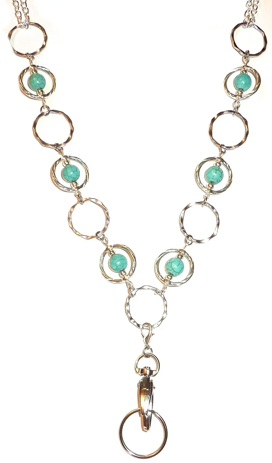 Hidden Hollow Circle Women's Fashion Lanyard Necklace elegant lanyard