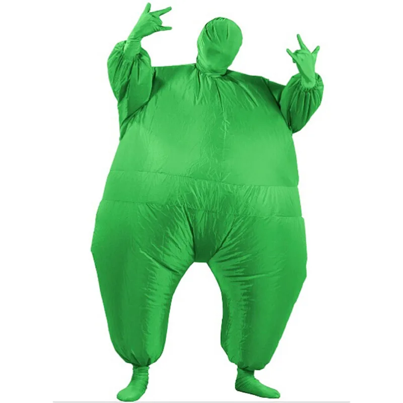 White Sealed Astronaut Suit Spaceman Adult Unisex Blow up Suit Costume Inflatable Chub-Suit Costume Jumpsuit Cosplay Plus Size
