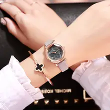 Polygonal dial Simple design women watches luxury fashion dress quartz watch popular brand gray ladies leather wristwatch rosefield women watches luxury fashion dress quartz watch popular brand ladies leather wristwatch
