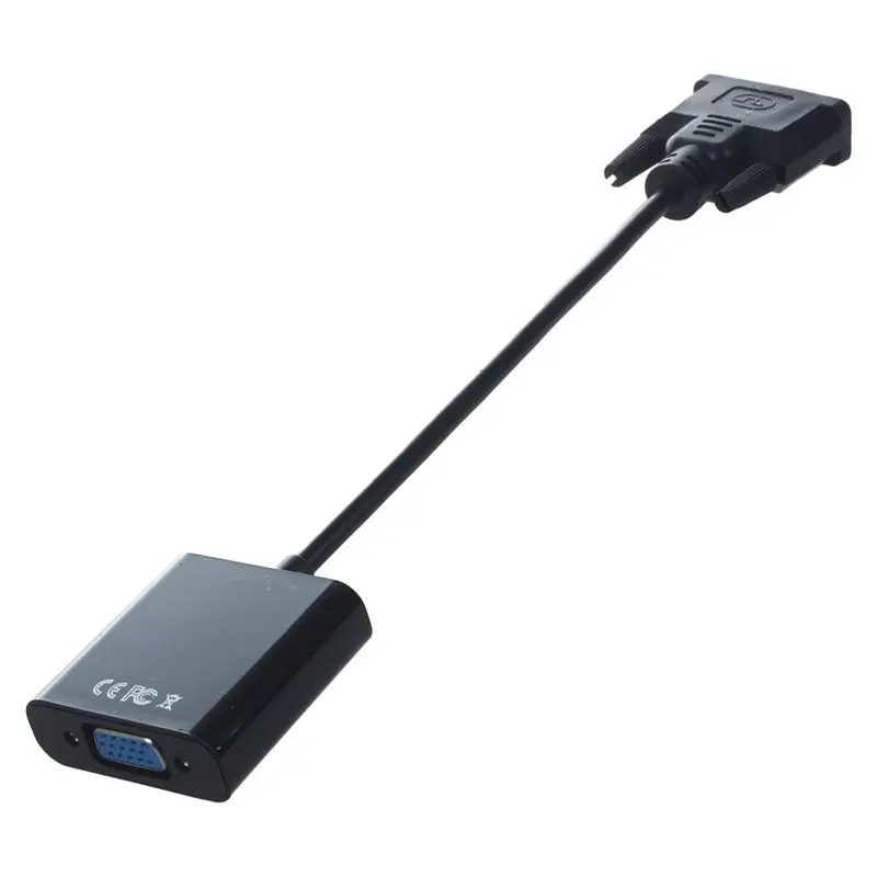 Pro DVI-D 24+1 Pin Male to VGA 15 Pin Female Cable Adapter Converter Connector #8 Pro DVI-D 24+1 Pin Male to VGA 15 Pin Female Cable Adapter Converter Connector #8