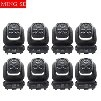 

8pcs/lots Beam Light 3x40W RGBW 4IN1 LED Bee Eyes Moving Head Light With Zoom Stage Lights DJ Show Wedding Light