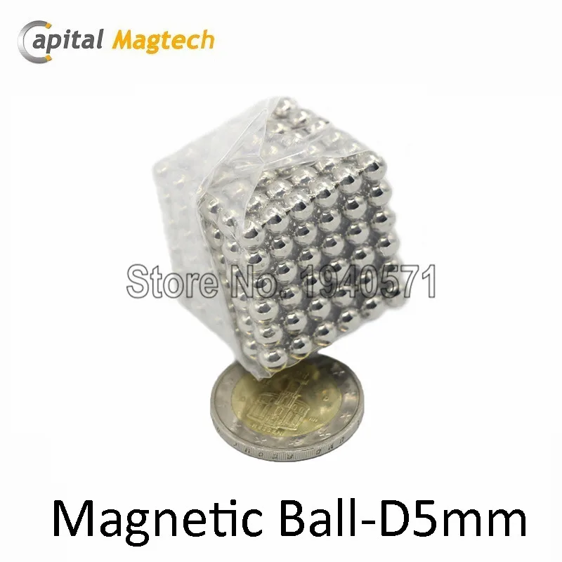 216pcs 5MM Fantasic Magnet Bucky ball